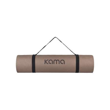Коврик для йоги kama ТПЭ, 0,6 см
