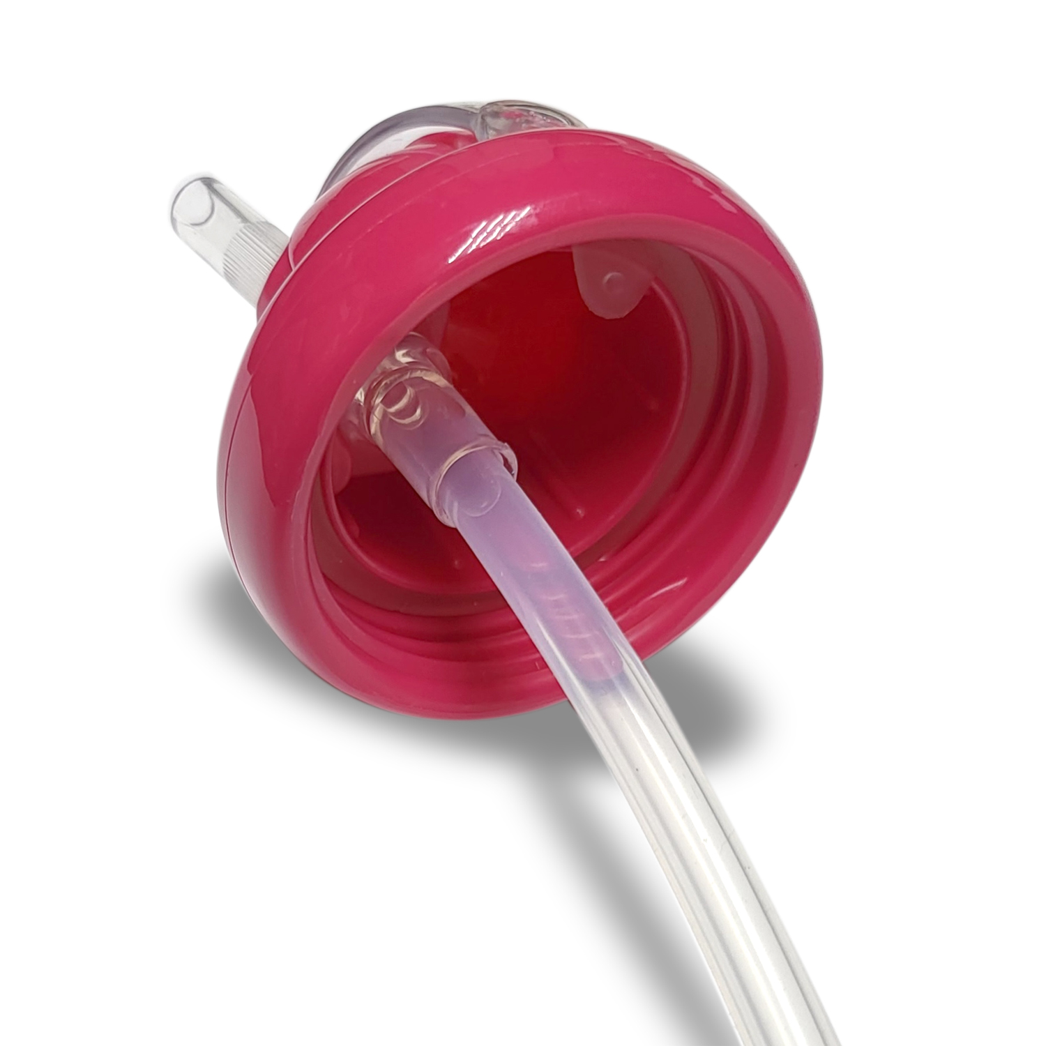 Бутылочка-поильник Baby Land с запасной трубочкой 300мл розовый - фото 5