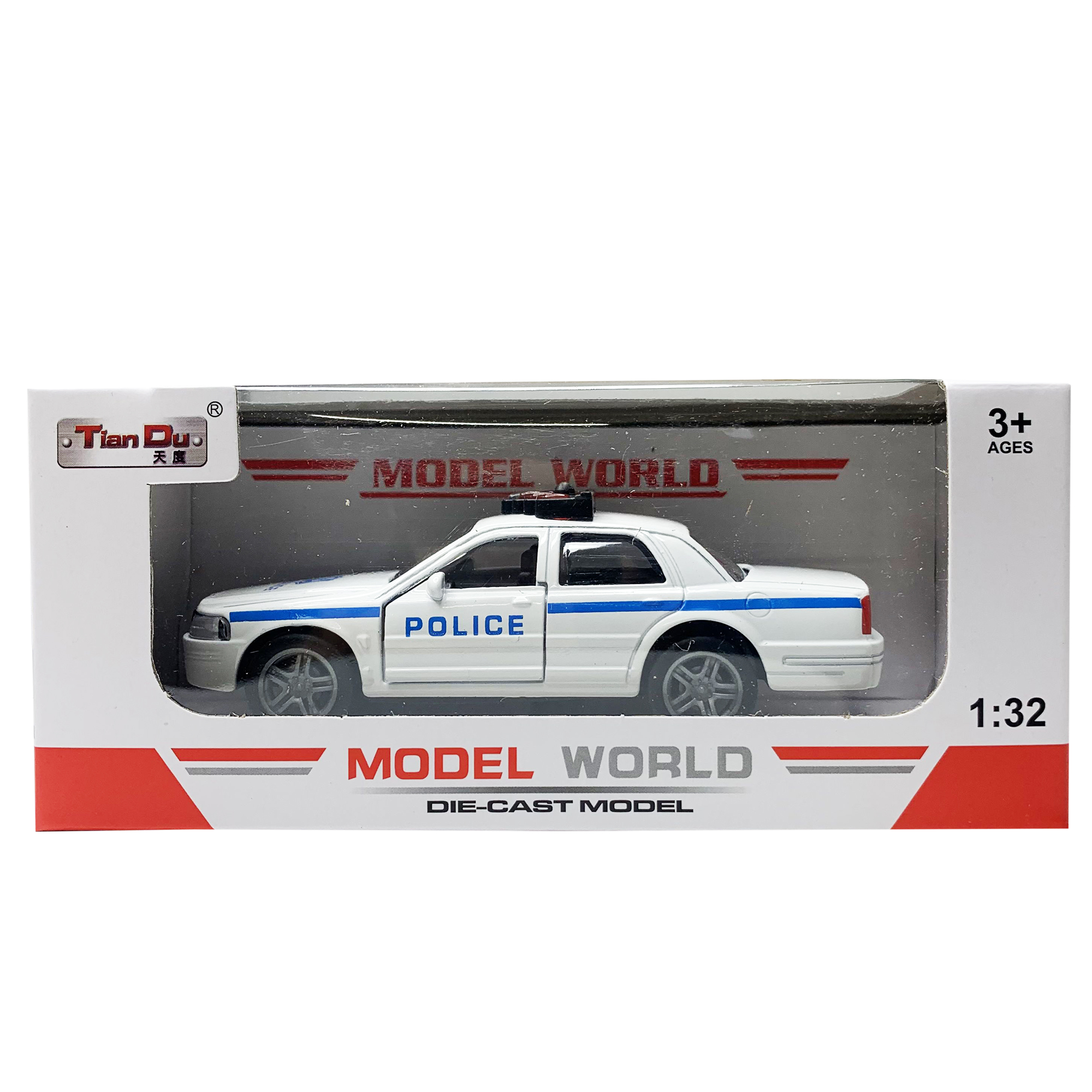 Полицейская машина BalaToys 1:32 инерционный Model32PoliceW - фото 4