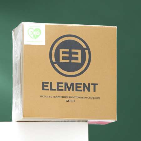 Патчи Sima-Land »Element» »GOLD» с 24 каратным золотом и коллагеном 60 шт. 85 г