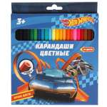 Цветные карандаши Умка Hot Wheels 24 цвета шестигранные 313754