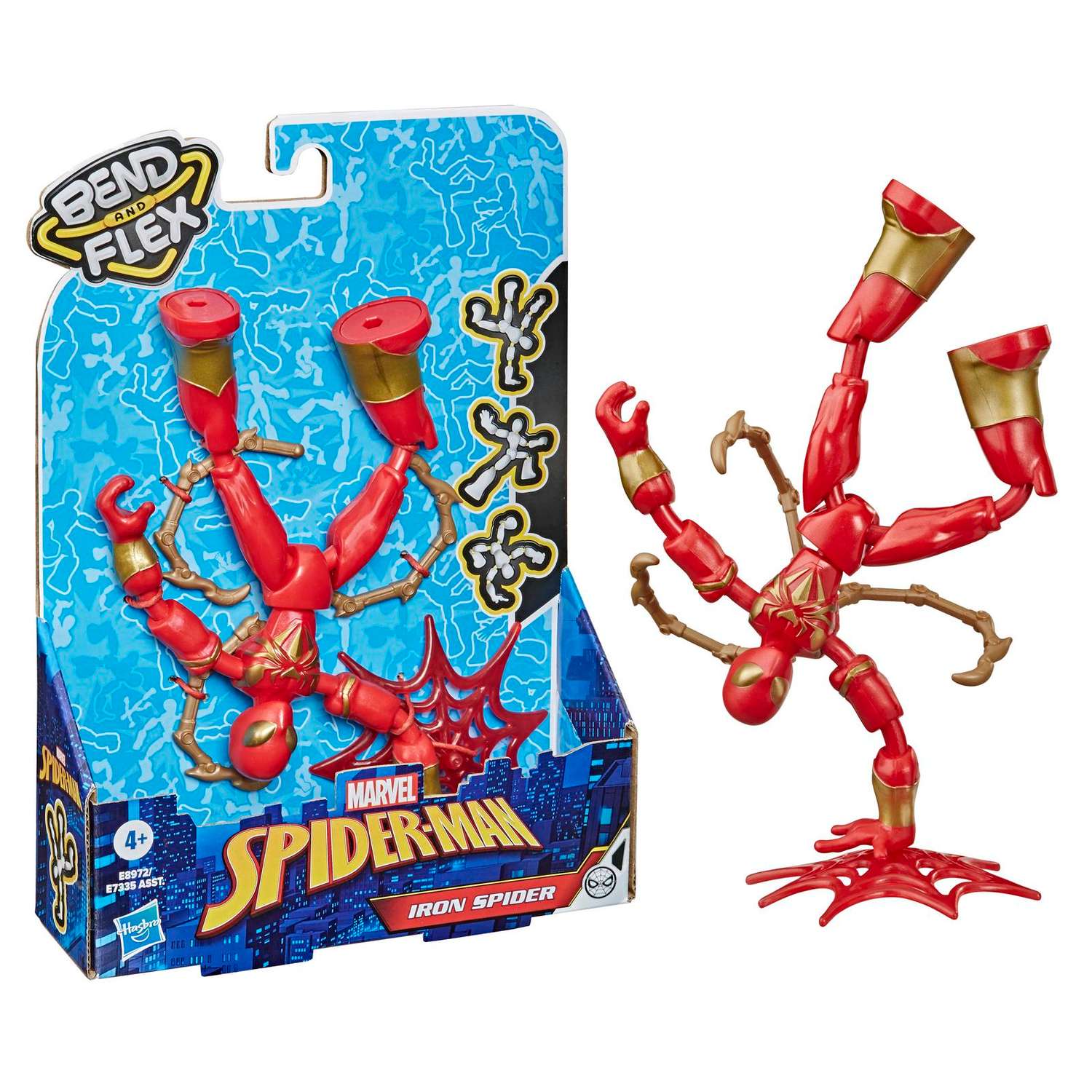 Игршука Человек-Паук (Spider-man) (SM) Бенди Человек-паук Костюм E89725X0 - фото 5