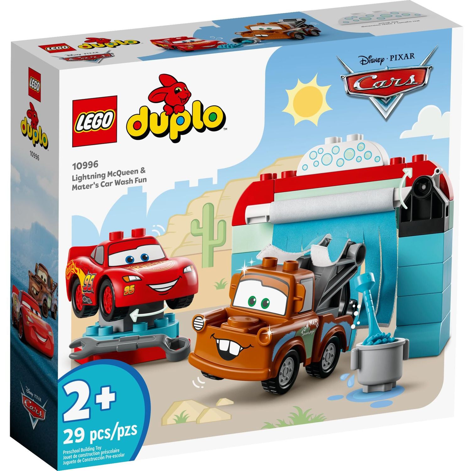 Конструктор Lego DUPLO Молния Маккуин и Мэтр (10996)