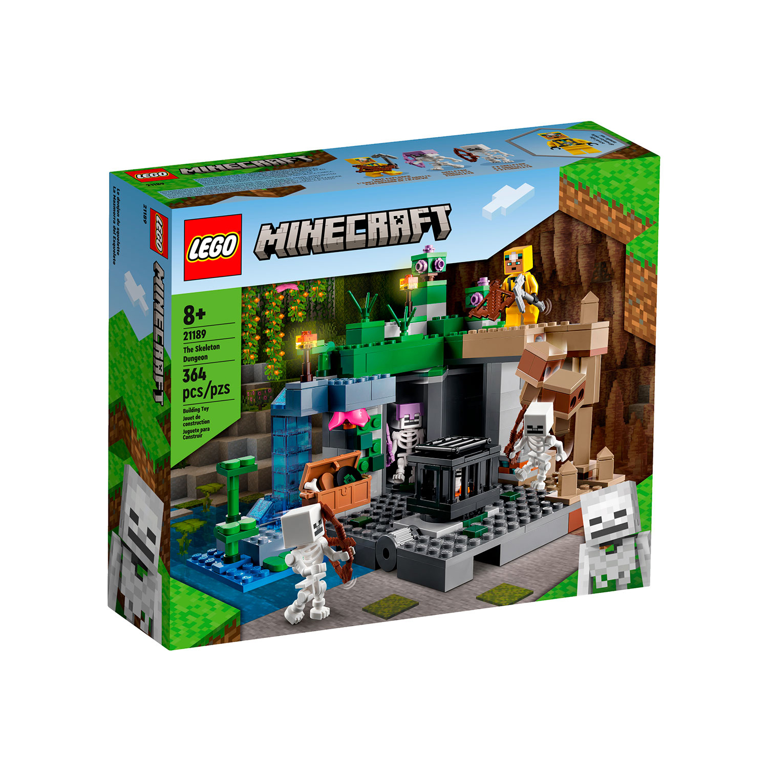 Конструктор детский LEGO Minecraft Подземелье скелета 21189 - фото 10