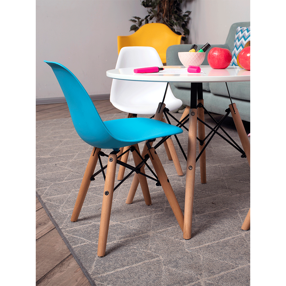 Стул детский Stool Group DSW SMALL голубой - фото 7