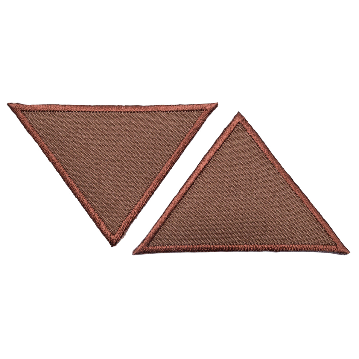 Термоаппликация Prym нашивка Треугольник коричневый 4х6 см 2 шт для ремонта и украшения одежды 925469 - фото 7