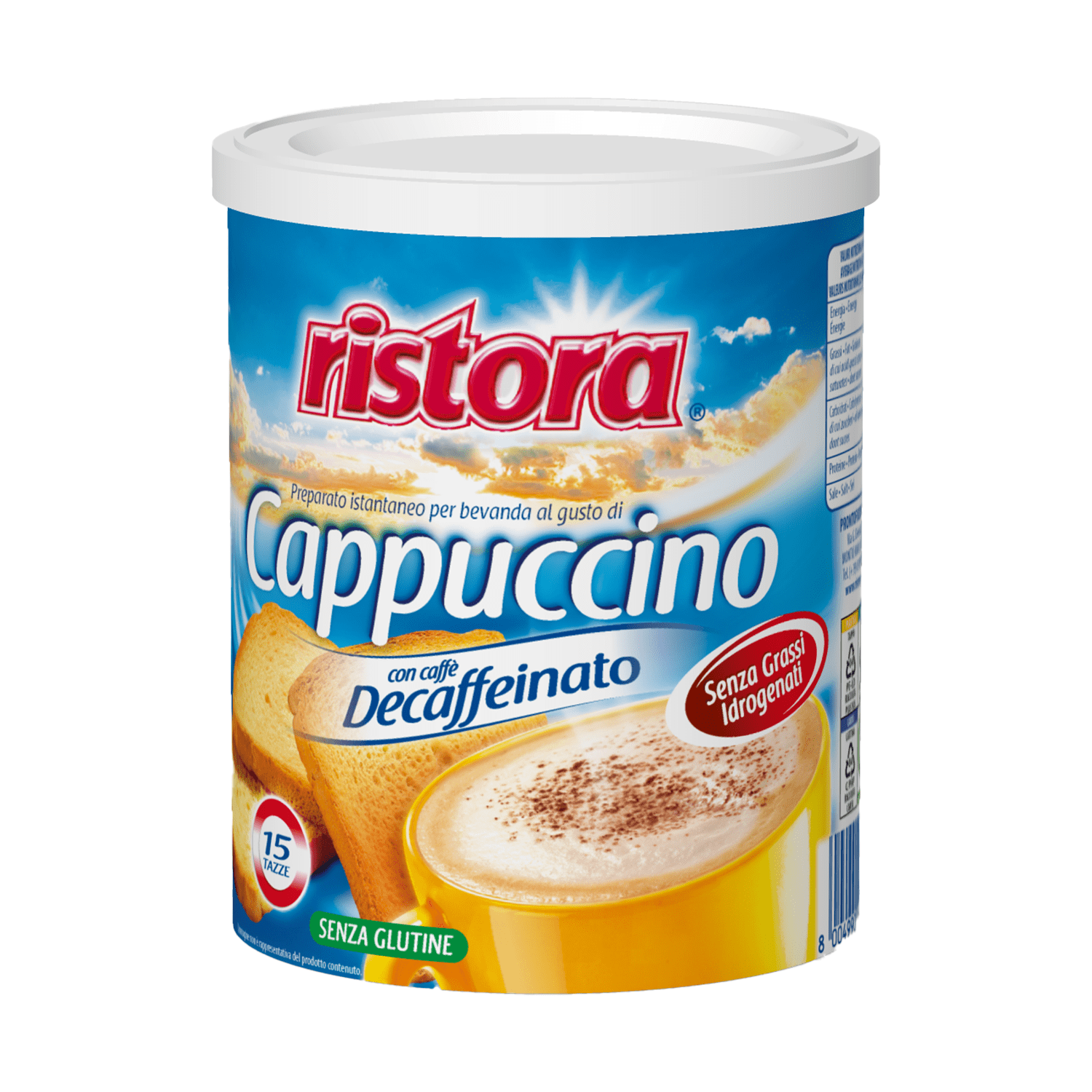 Капучино RISTORA без кофеина Lattino Decaffeinato 250 гр - фото 1