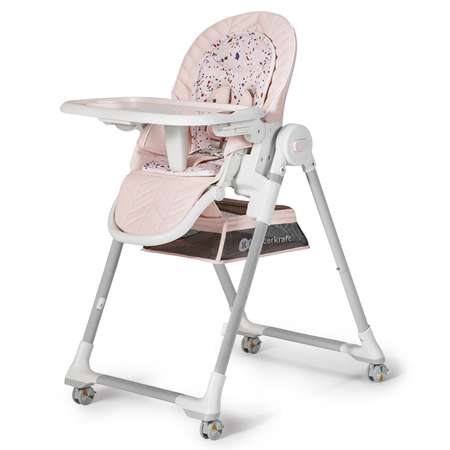 Стульчик для кормления Kinderkraft Lastree Pink с рождения