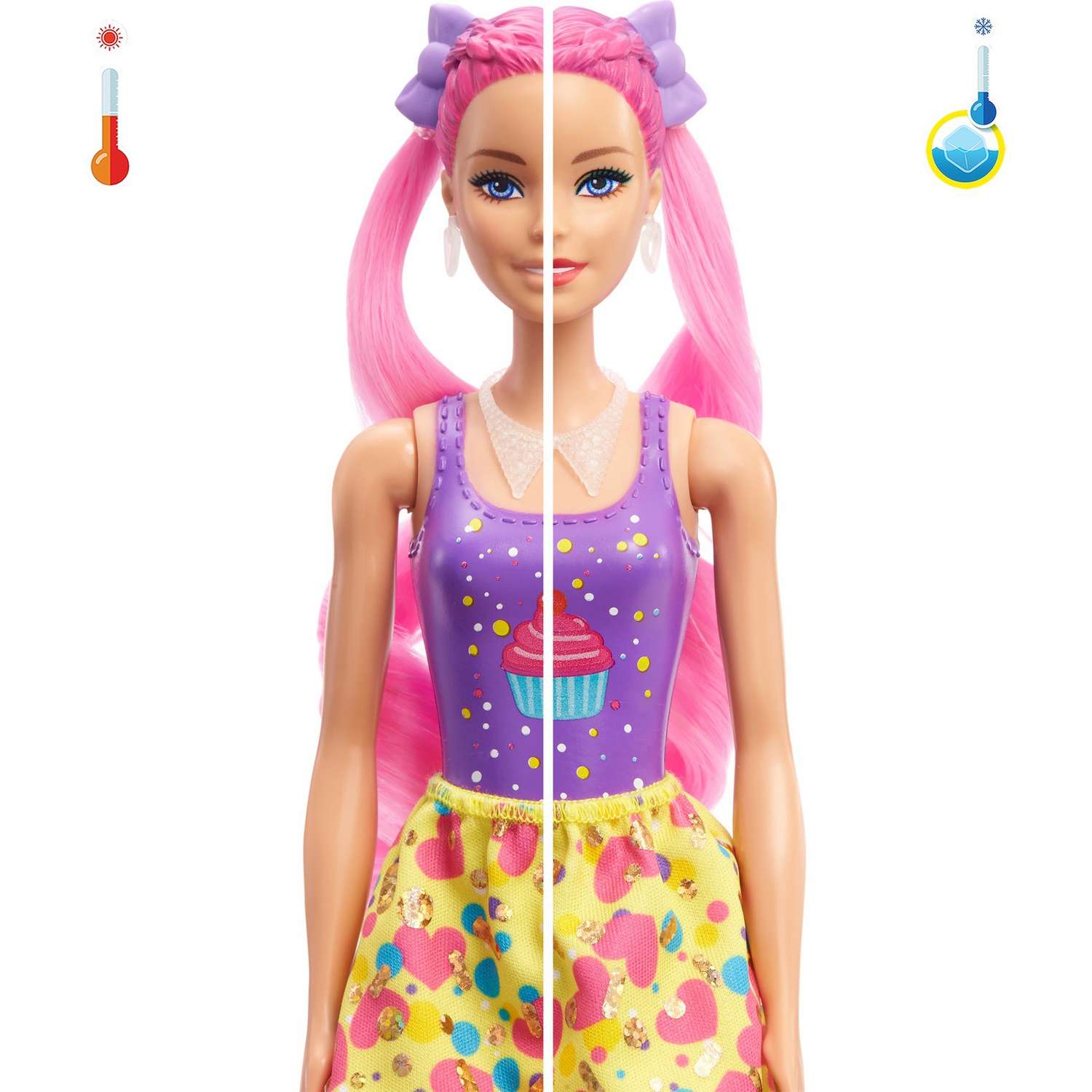 Набор Barbie Кукла из серии Блеск Сменные прически в непрозрачной упаковке (Сюрприз) HBG39 HBG39 - фото 9