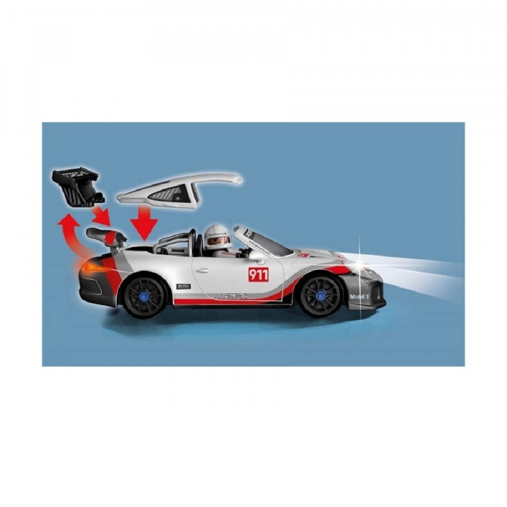 Конструктор PLAYMOBIL Автомобиль Porsche 911 GT3 Cup - фото 7