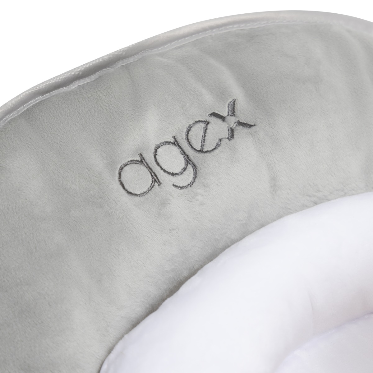 Стульчик для кормления agex Seat’n Sleep серый - фото 15