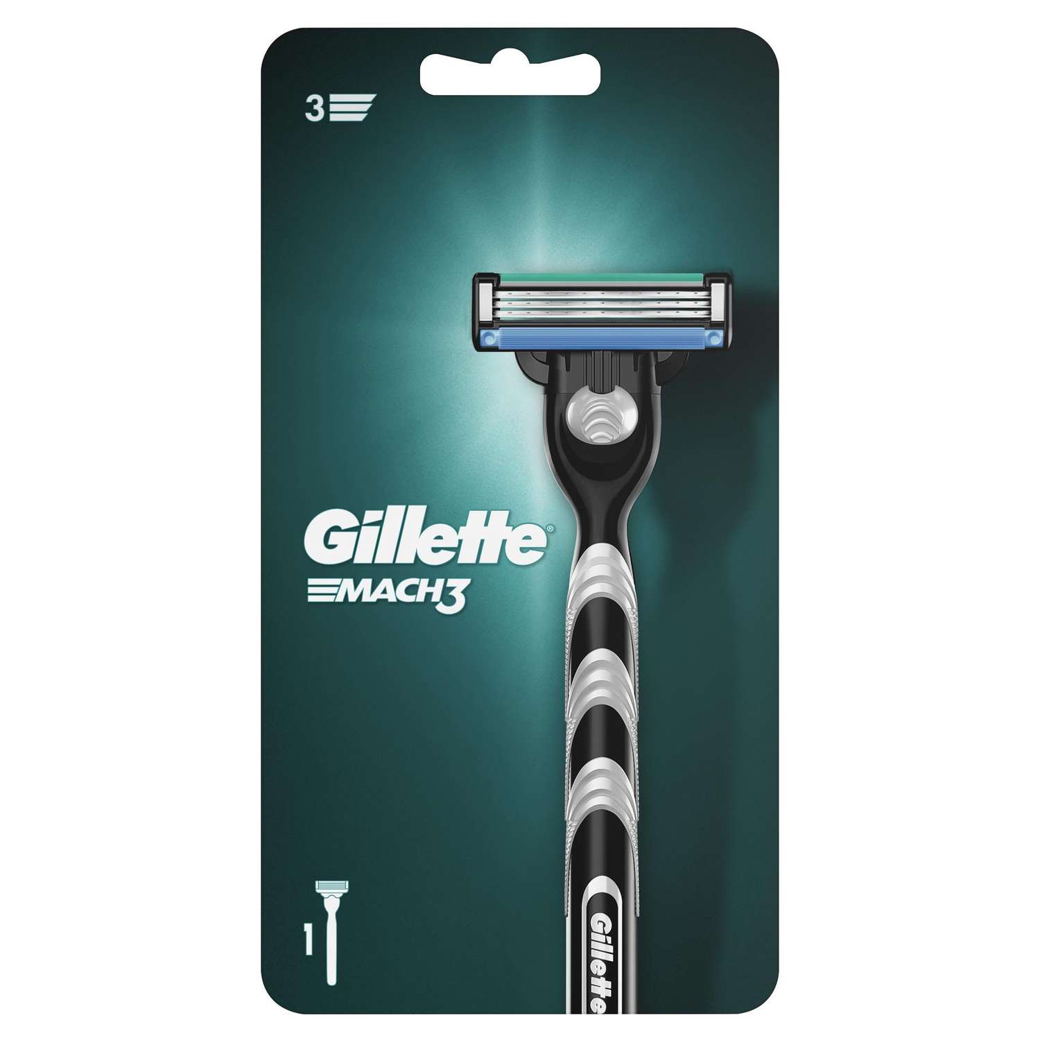 Бритва Gillette Mach3 с 1 сменной кассетой - фото 1