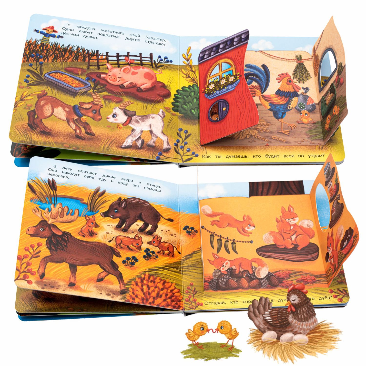 Детские книжки BimBiMon Веселые окошки для любознательных малышей - 2 - фото 3