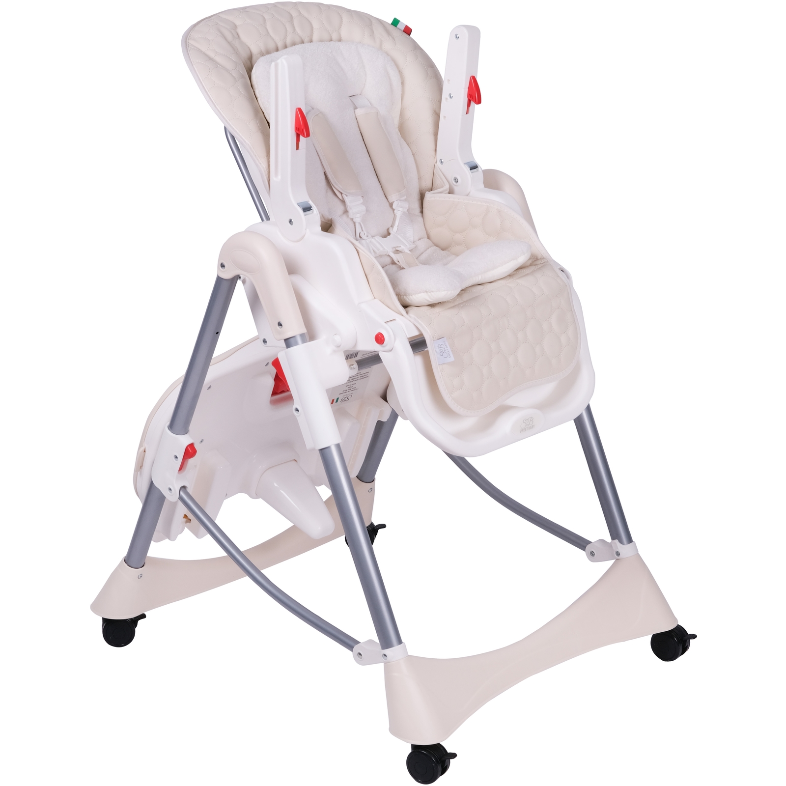 Стульчик для кормления Sweet Baby Royal Classic cream - фото 6