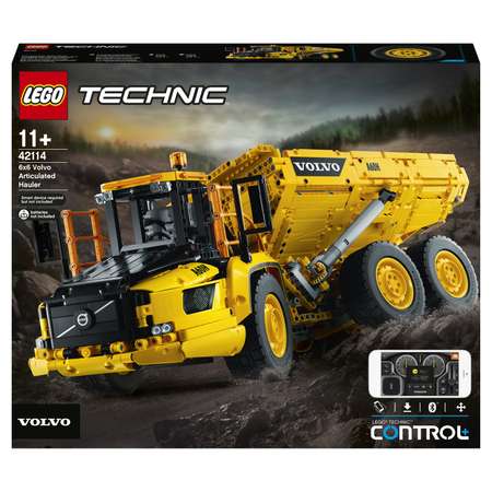 Конструктор LEGO Technic Самосвал Volvo 6*6 42114