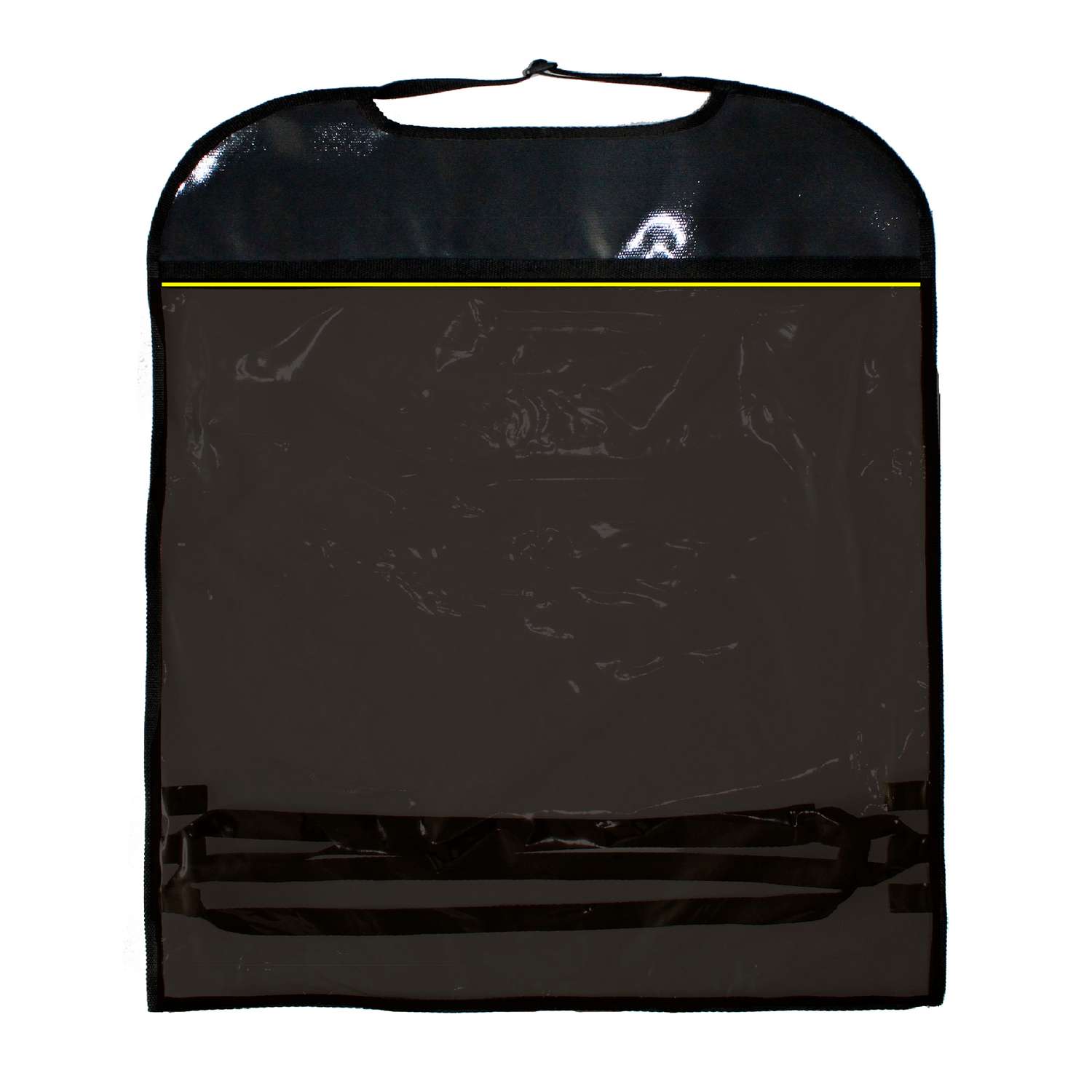 Защита на спинку автокресла Belon familia цвет черный желтый вид 6 Размер 50х70 см - фото 1