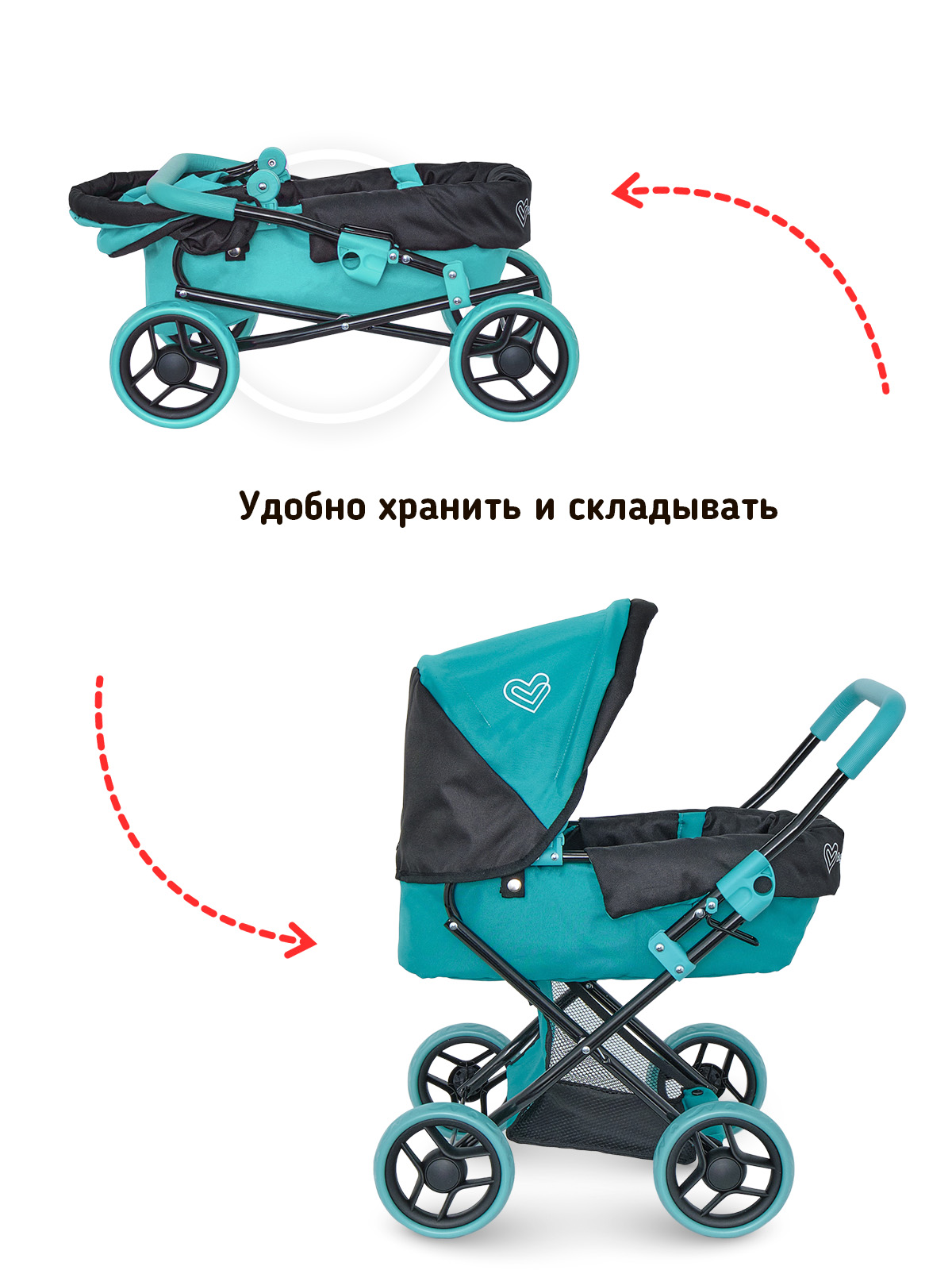 Коляска-трансформер для кукол Buggy Boom 8446-0625 - фото 5