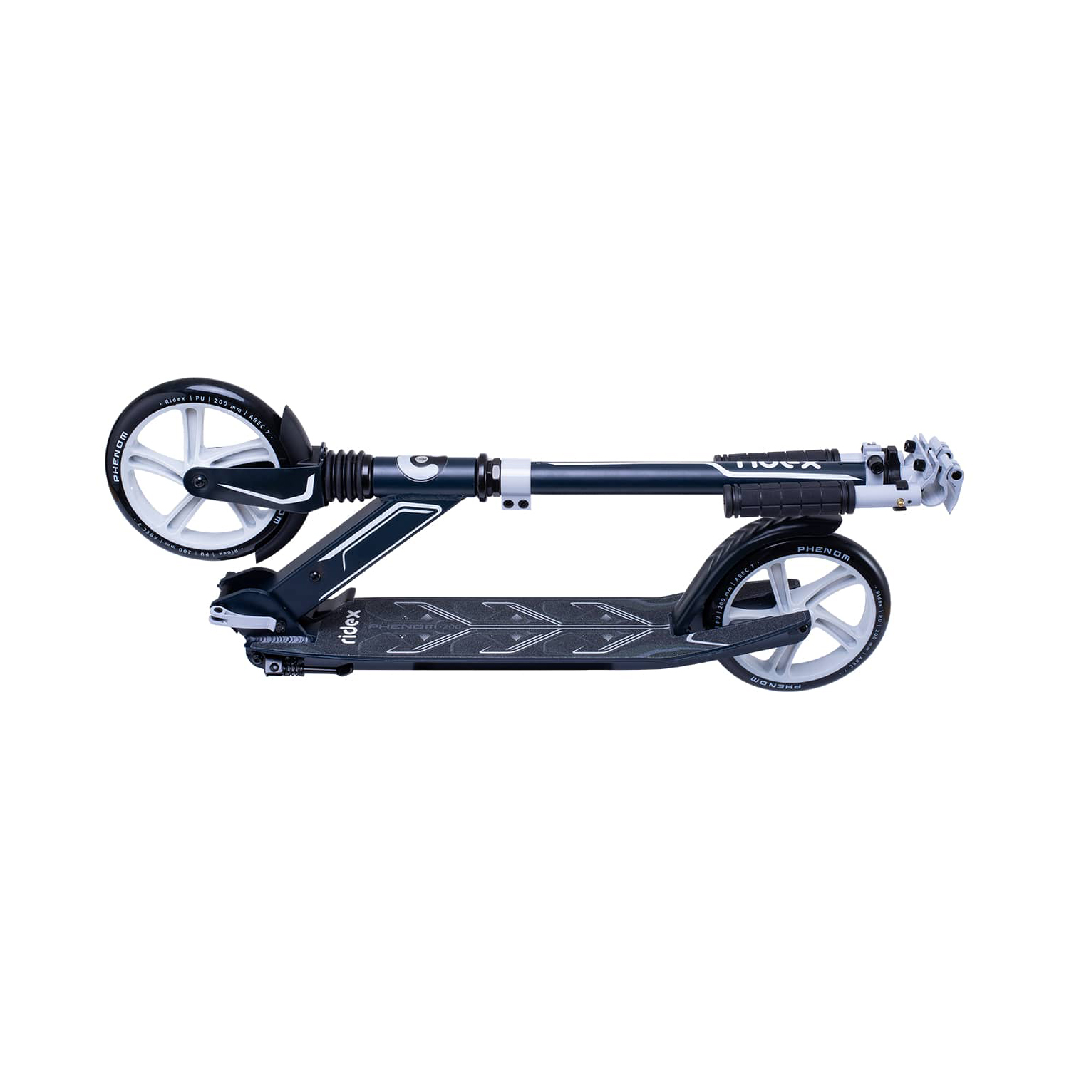 Самокат RIDEX двухколесный Scooter 2 wheels Phenom 200 grey - фото 6