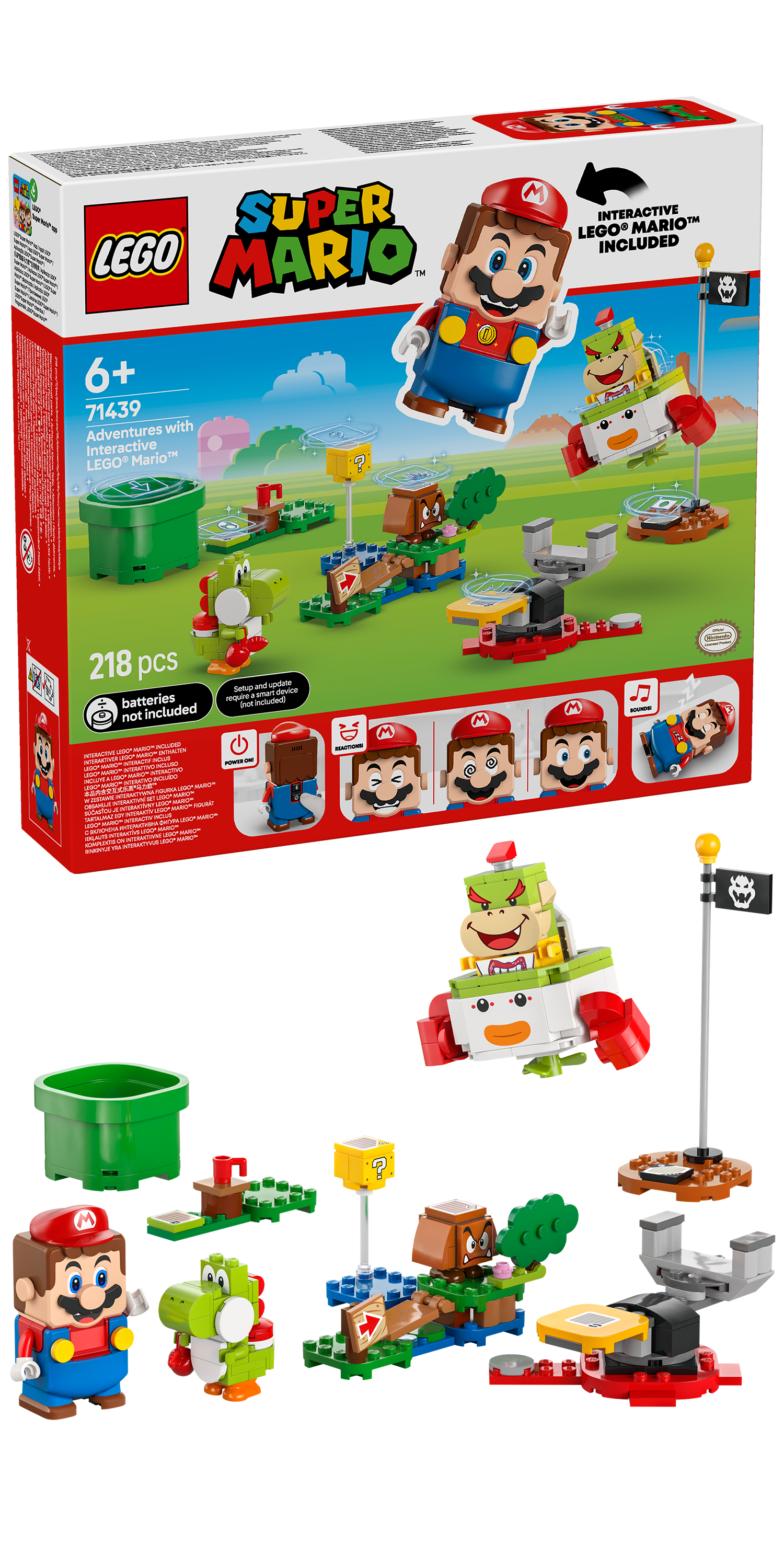 Конструктор LEGO Super mario Приключения с интерактивным Mariо 71439 - фото 1