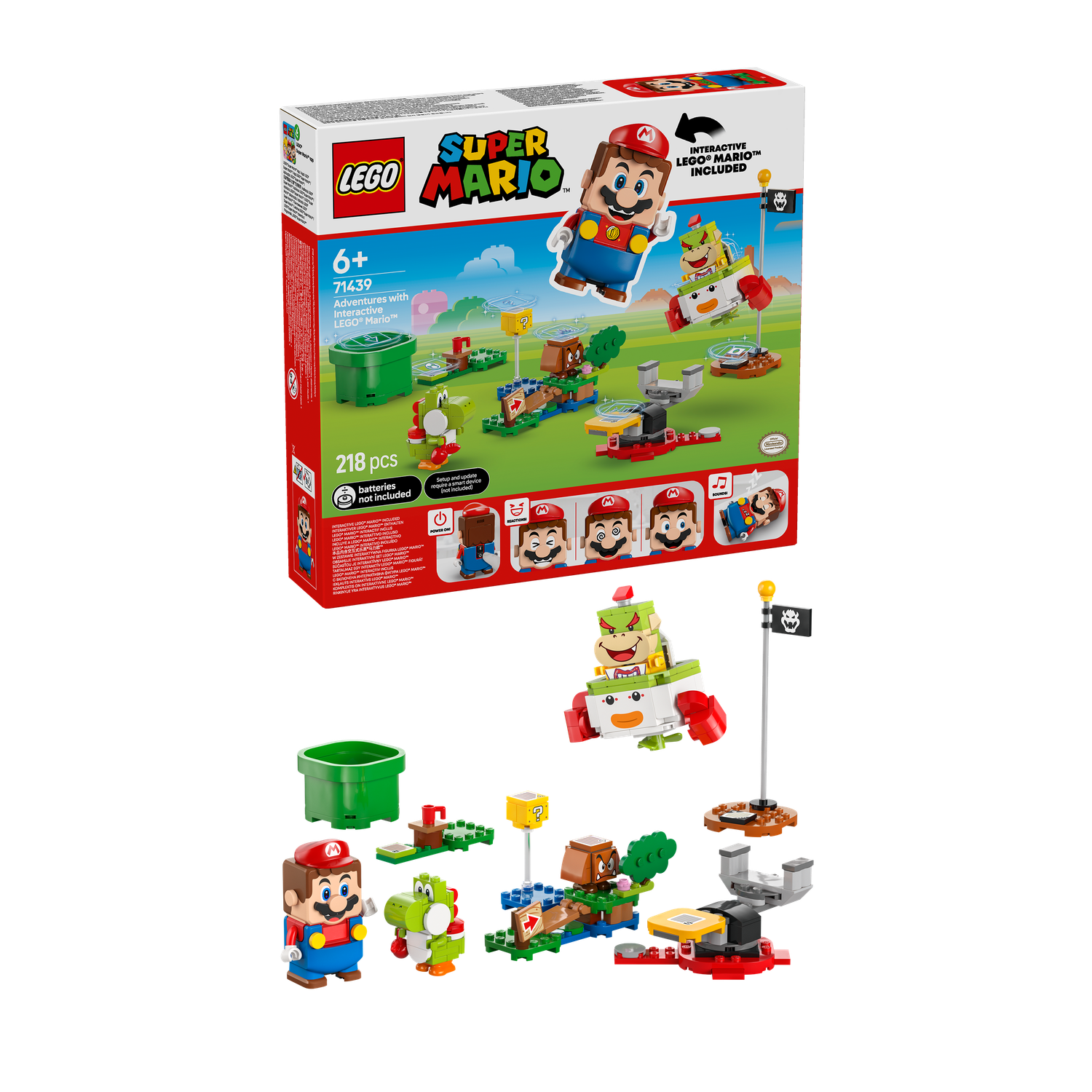 Конструктор LEGO Super mario Приключения с интерактивным Mariо 71439 - фото 1