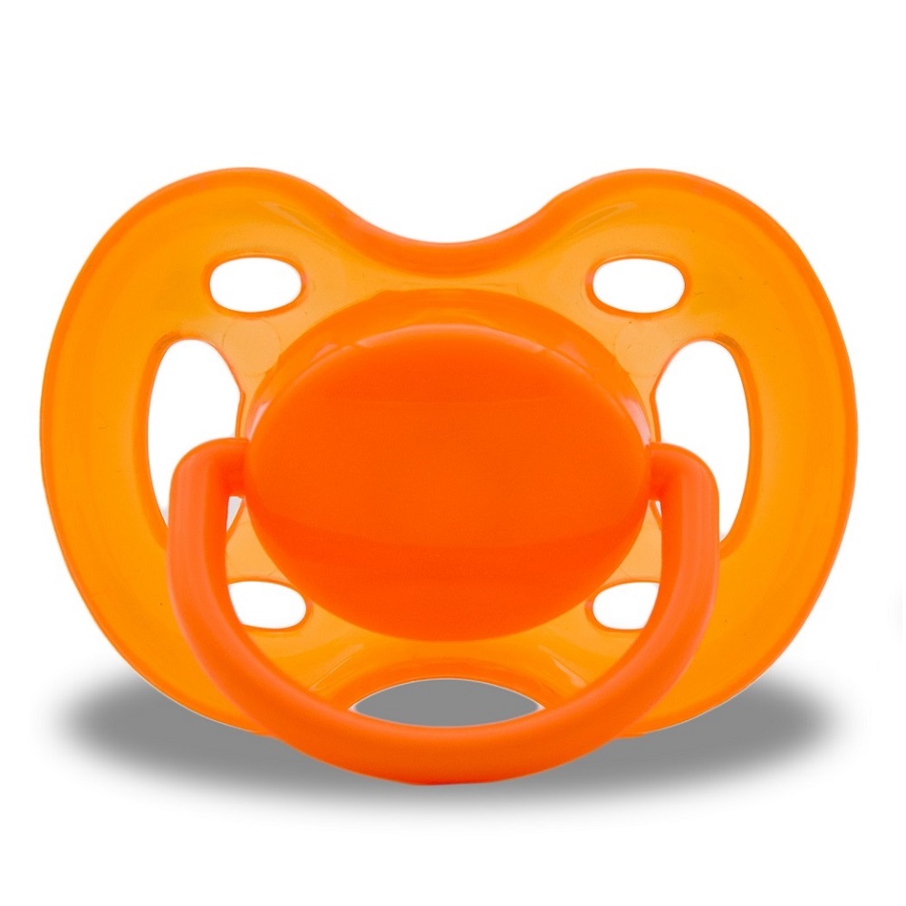Соска-пустышка Baby Land анатомическая силиконовая 0мес+ оранжевый - фото 4