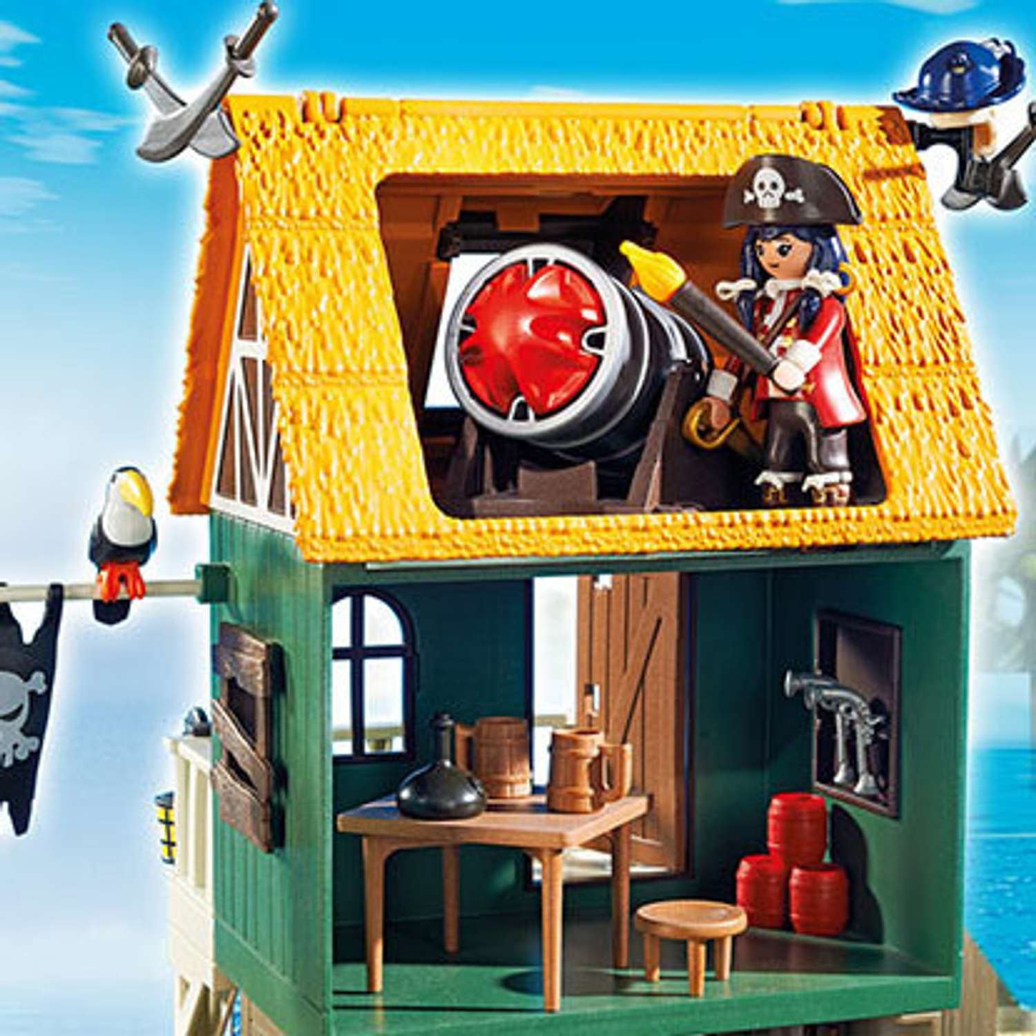 Playmobil super 4 store pirate fort