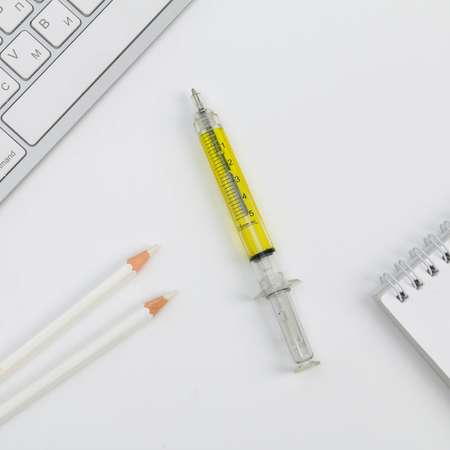 Ручка -шприц ArtFox шприц «Лучшая медсестра» на подложке