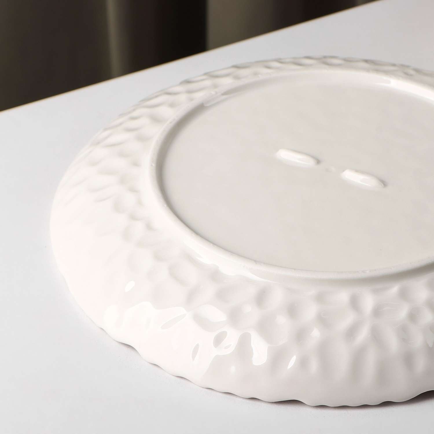 Тарелка Sima-Land керамическая десертная «Воздушность» d=20 5 см цвет белый - фото 3