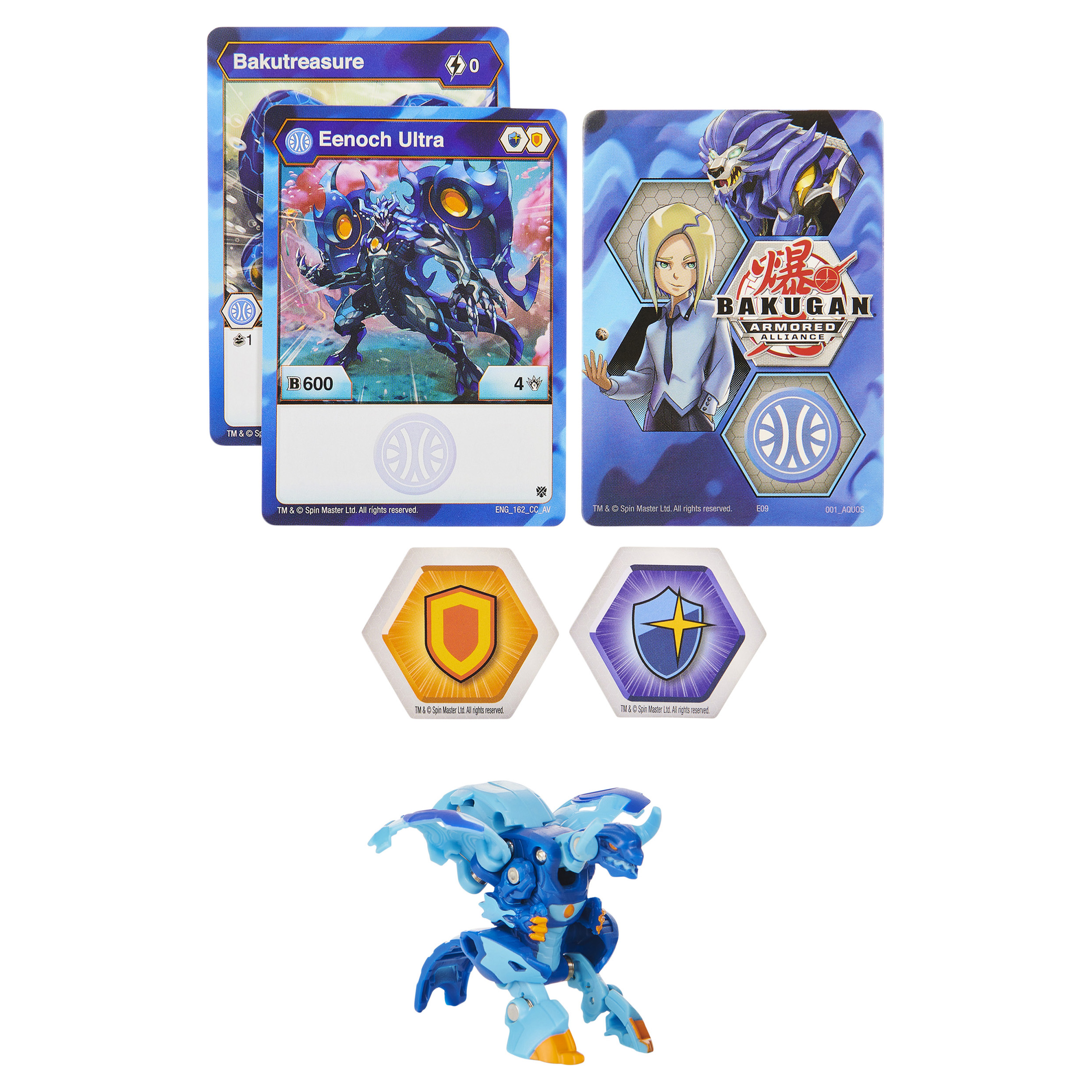 Фигурка-трансформер Bakugan S2 Ультра HydorousBluGold 6055885/20124615 - фото 3