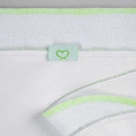 Клеенка-пеленка многоразовая Mrs.Stretch Mr.Jersy непромокаемая цвет белый-ярко-зеленый 60х80 см