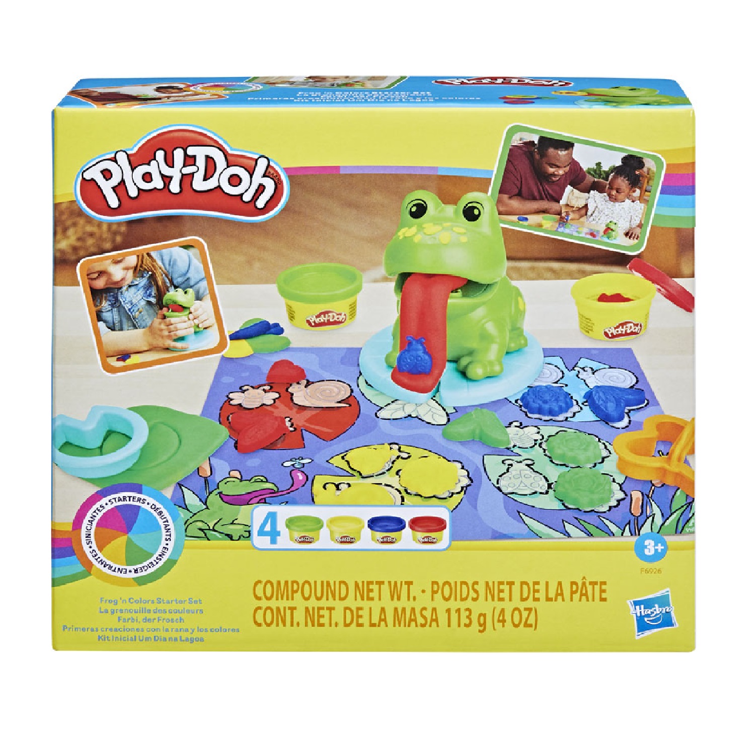 Набор игровой Play-Doh Веселая лягушка F69265L0 - фото 1