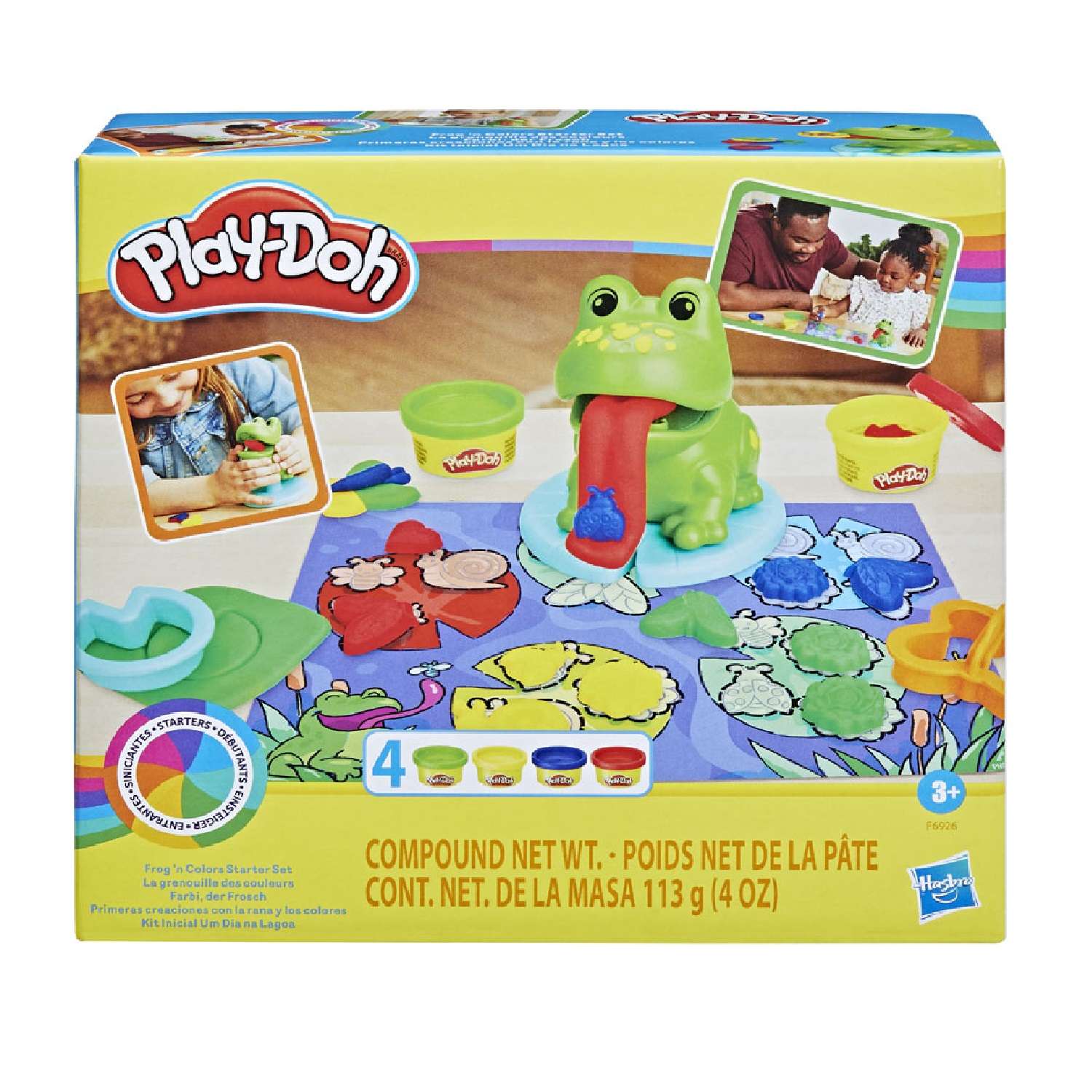 Набор игровой Play-Doh Веселая лягушка F69265L0 - фото 1