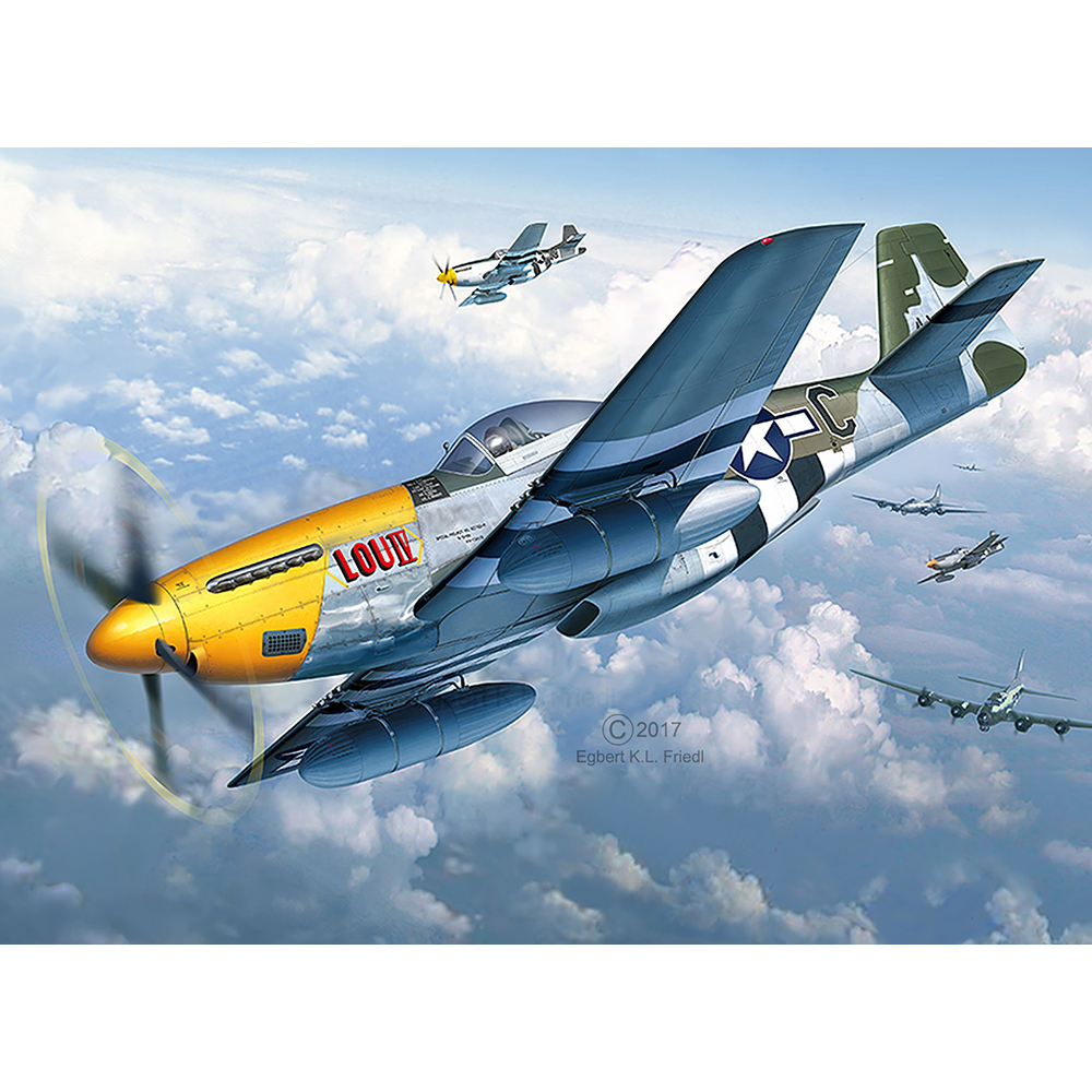 Модель для сборки Revell Истребитель P-51D Mustang 03944 - фото 8