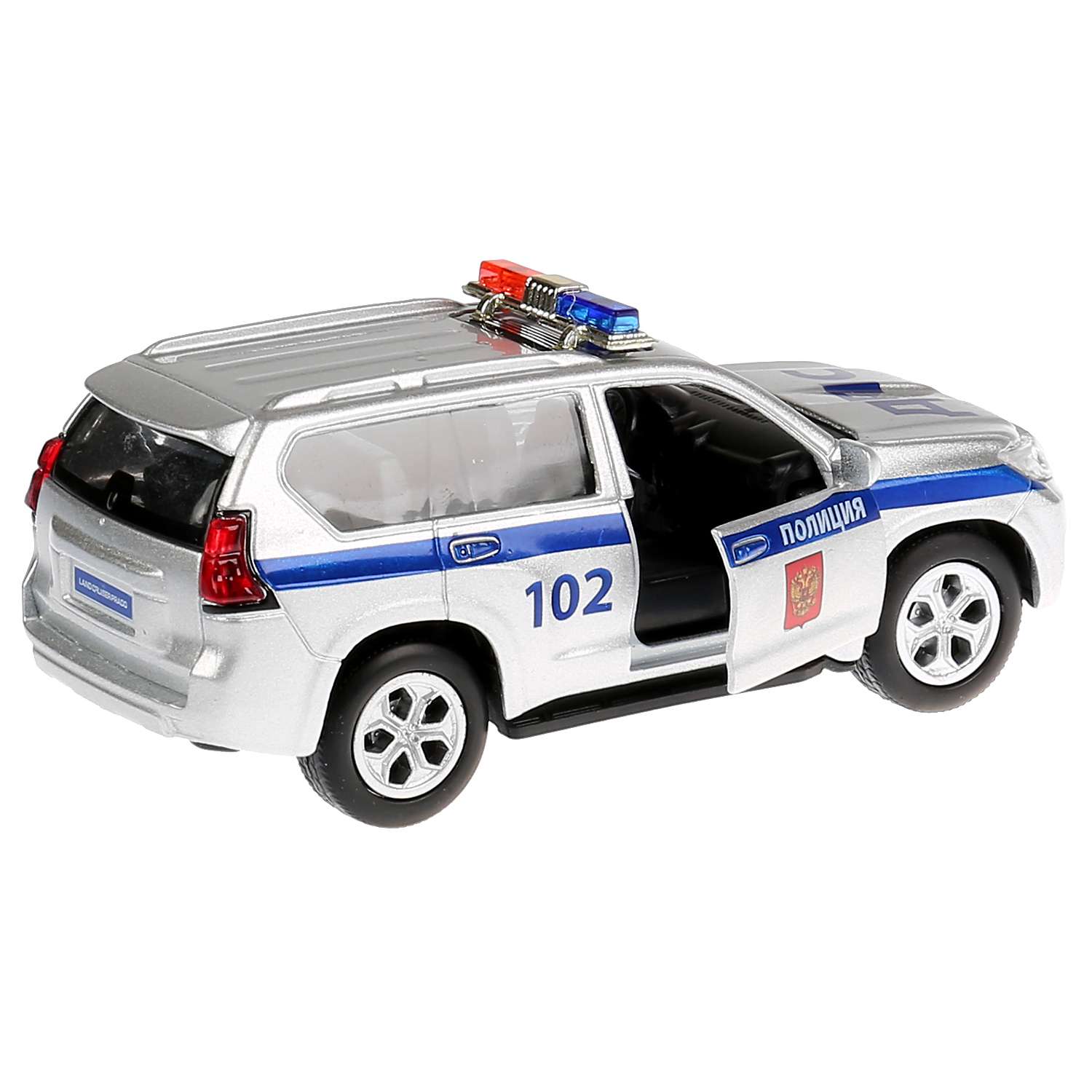 Машина Технопарк Toyota Prado Полиция 283499 283499 - фото 5