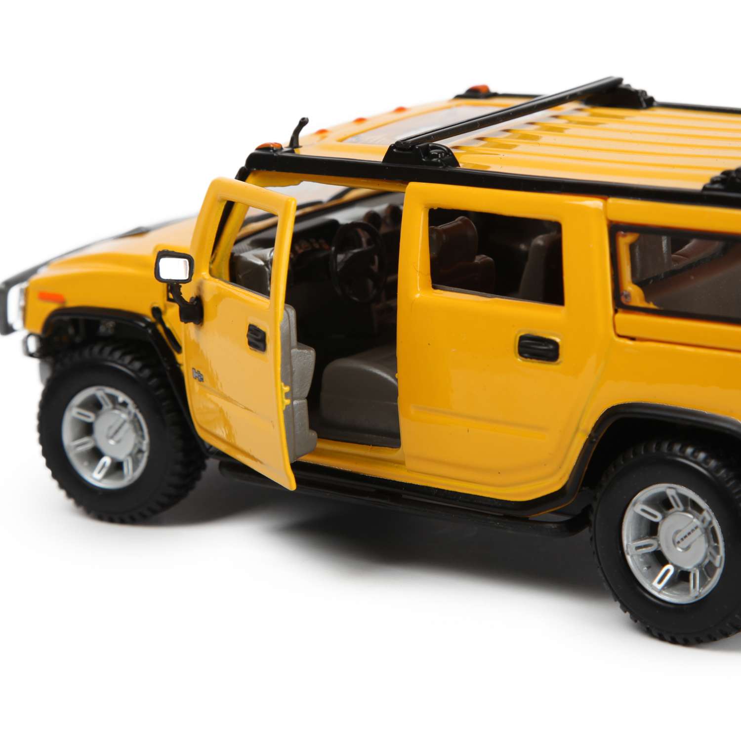 Автомобиль MAISTO Hummer 1:24 без механизмов желтый 31231 - фото 4