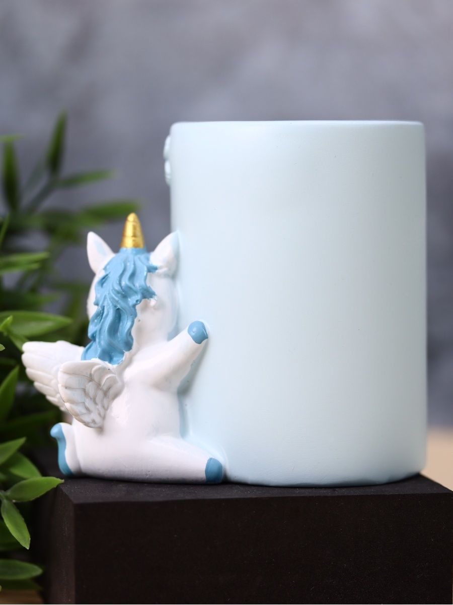 Подставка для канцелярии iLikeGift Sweet unicorn blue - фото 4