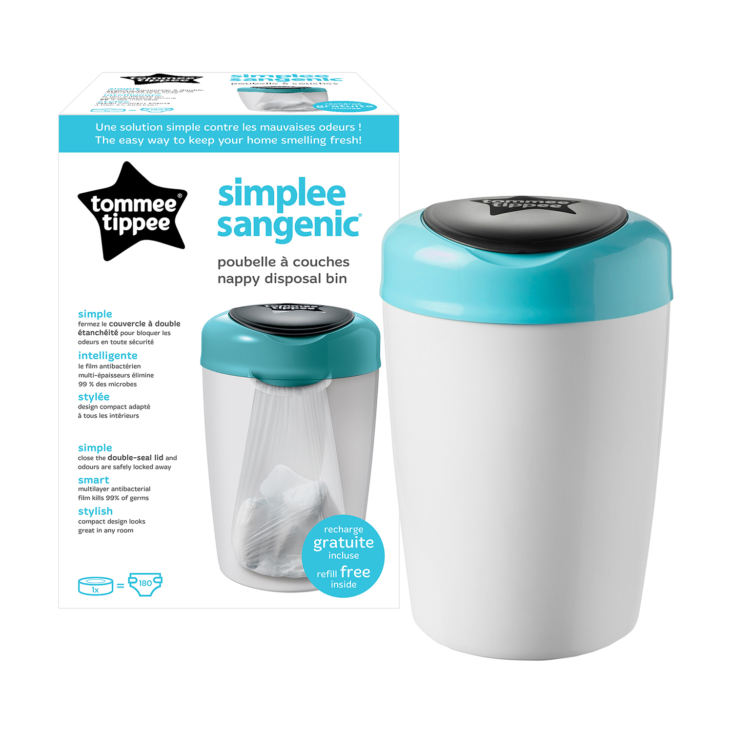 Утилизатор Tommee tippee Simplee Голубой 87004102 - фото 3