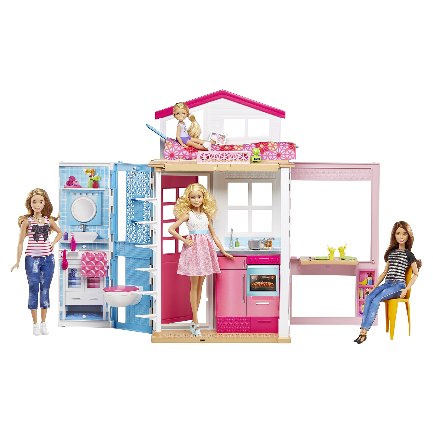 Набор игровой Barbie Домик Barbie купить по цене 3279 ₽ в интернет-магазине  Детский мир