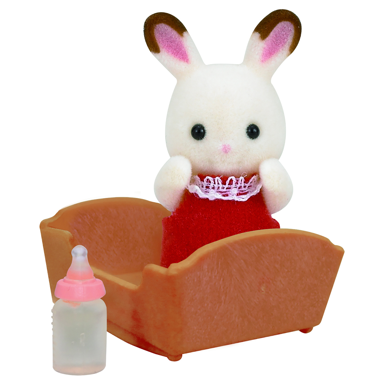 Набор Sylvanian Families малыш шоколадный кролик 3410 купить по цене 599 ₽  в интернет-магазине Детский мир