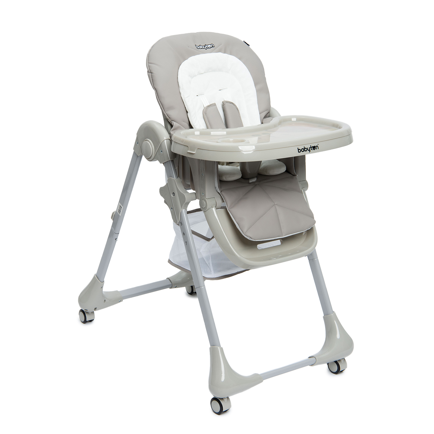 Стульчик для кормления Babyton Optima Eco Grey - фото 1