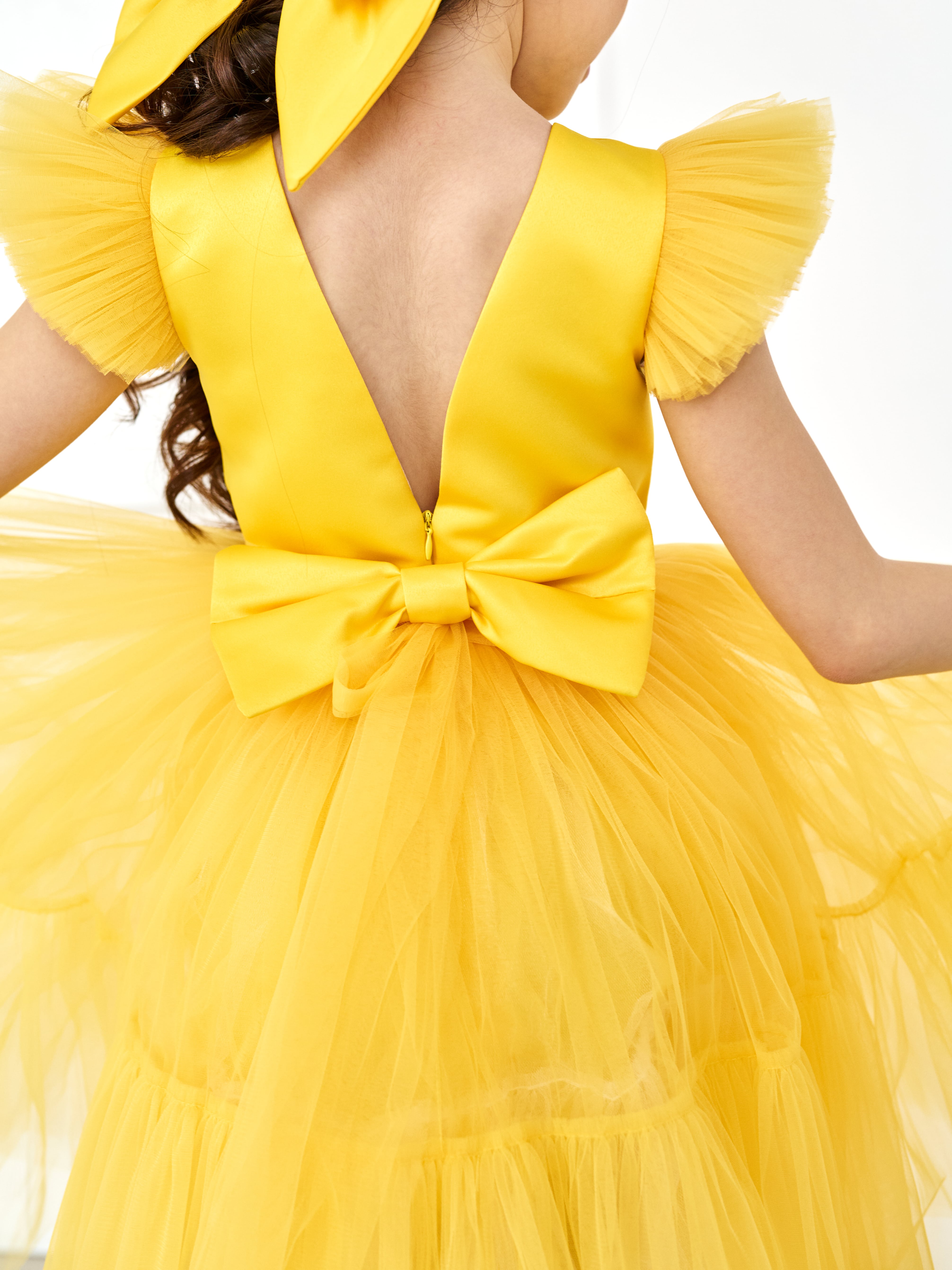 Платье LELUkids 0118.33.42/желт - фото 5