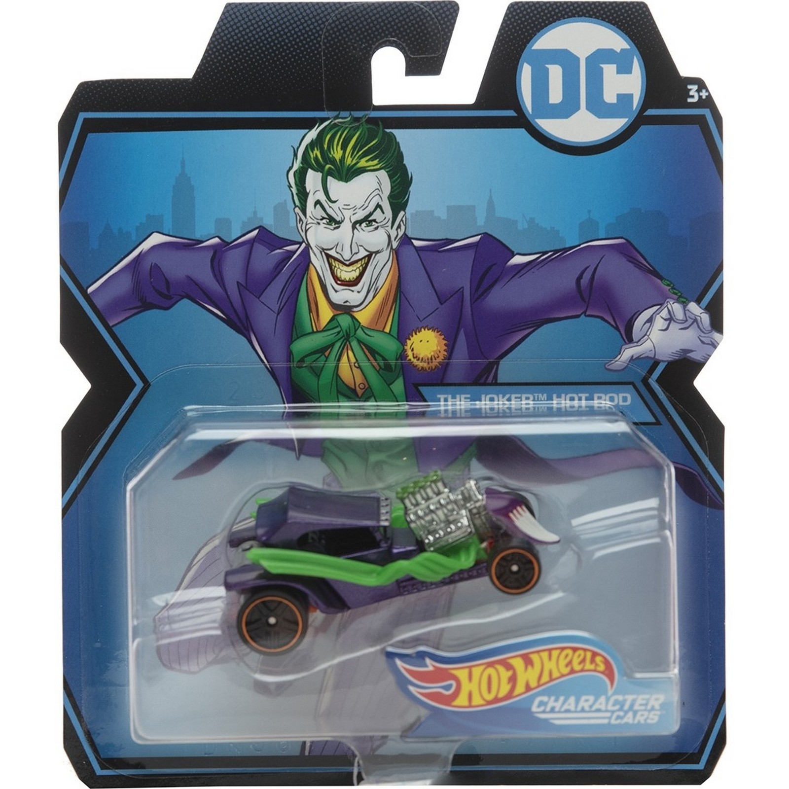 Машинка Hot Wheels Вселенная DC Джокер хот-род GFN49 купить по цене 29 ₽ в  интернет-магазине Детский мир