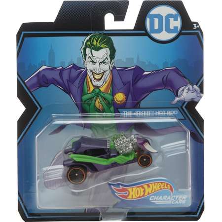 Машинка Hot Wheels Вселенная DC Джокер хот-род GFN49