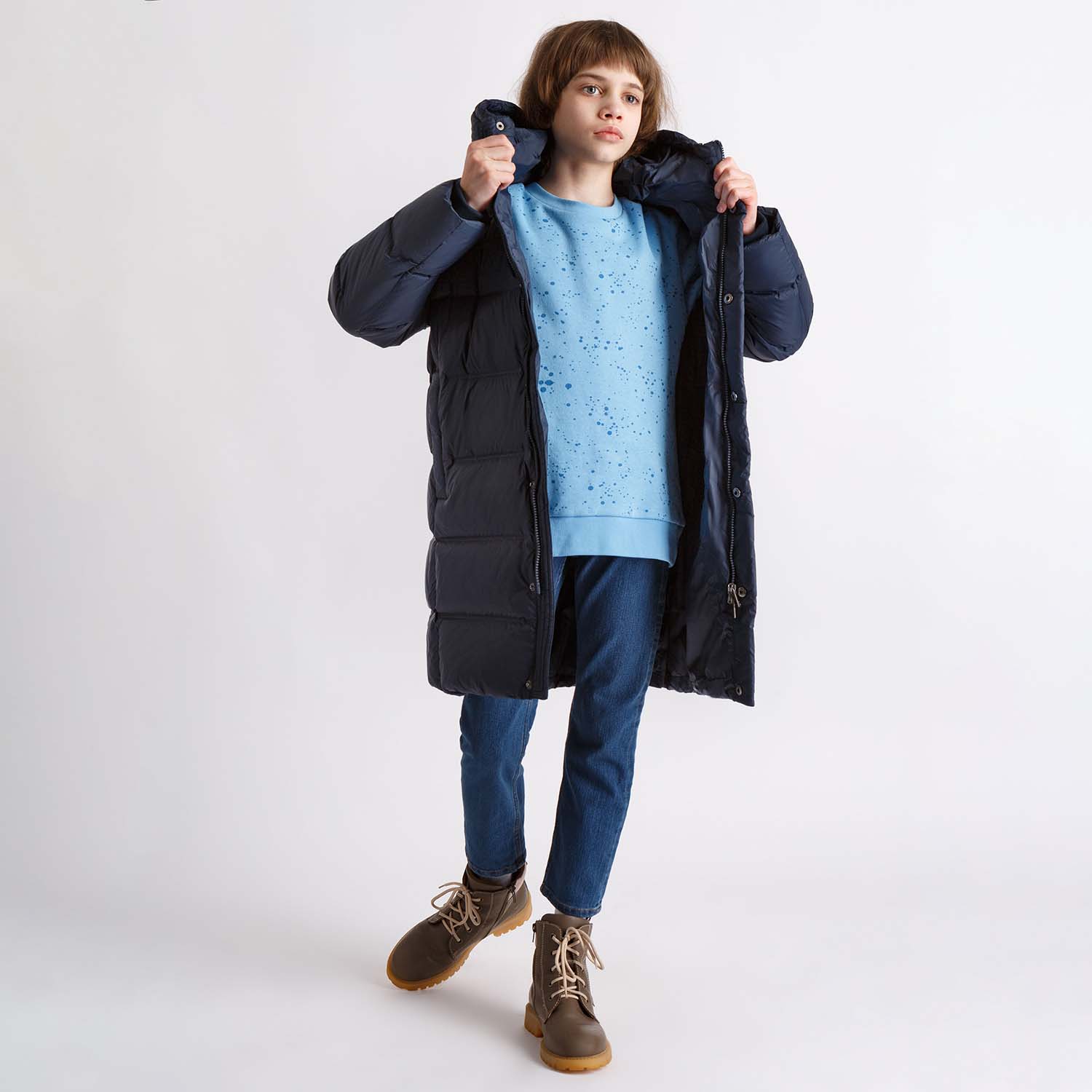 Пуховик Baon BK501502 / DEEP NAVY - фото 5