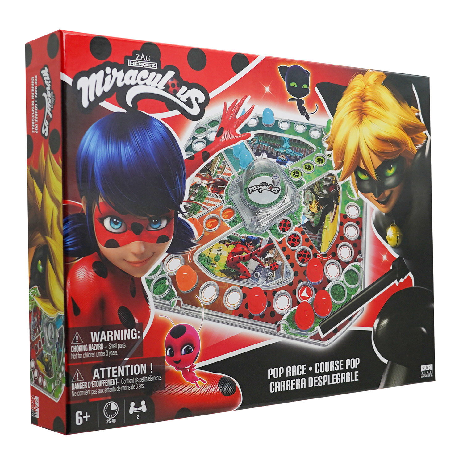 Игра настольная Miraculous Леди Баг и Супер-Кот Гонка в Париже M15012 - фото 4