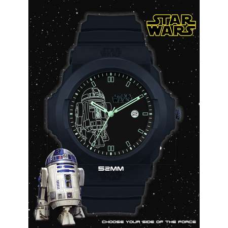 Кварцевые наручные часы Нестеров Star Wars с R2-D2 SW60207RD