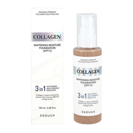 Тональная основа ENOUGH Collagen 3in1 тон 21