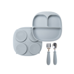 Набор посуды для кормления Miyoumi силиконовый - 3 предмета Cloud