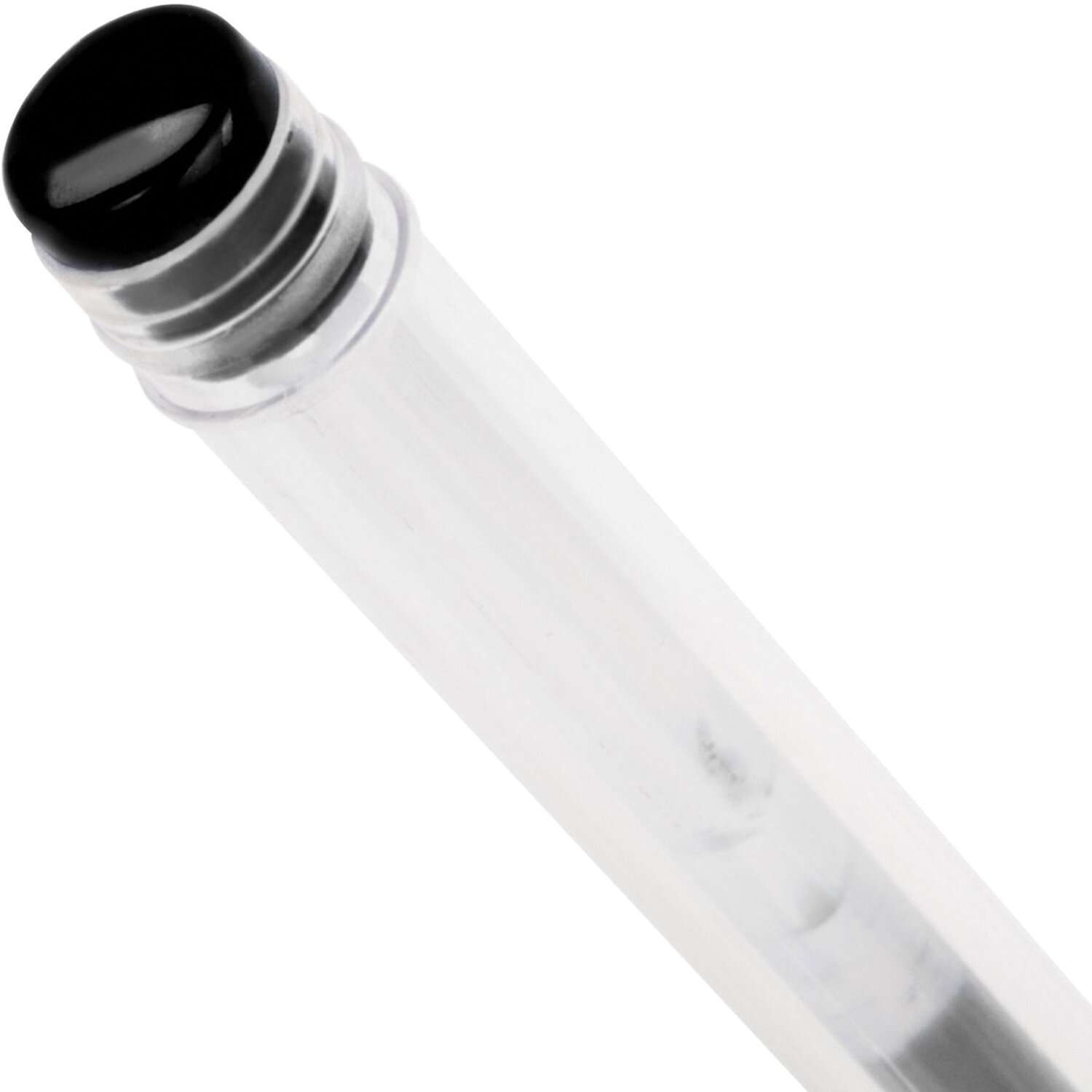 Ручки гелевые Staff с грипом 12 штук черные - фото 7