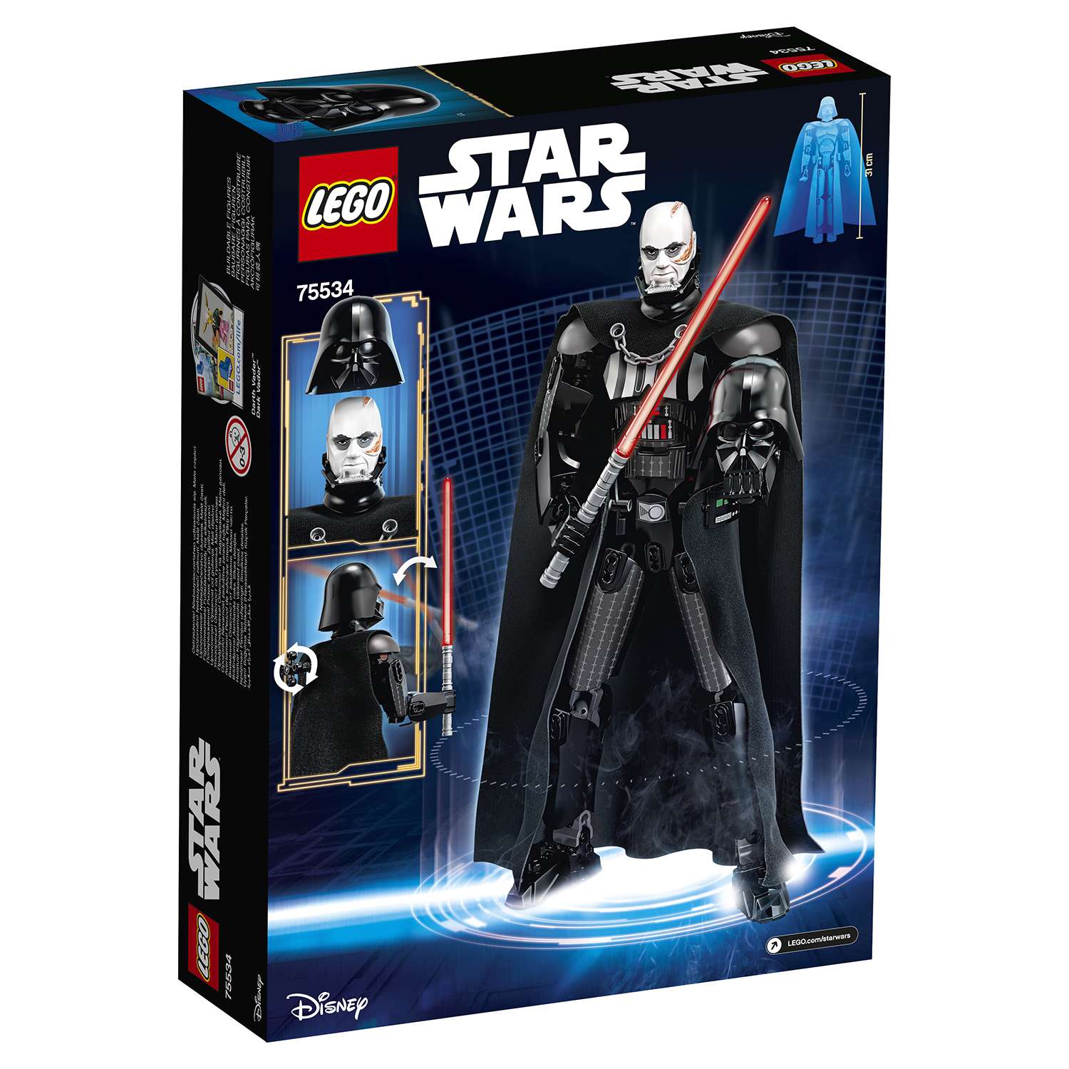 Конструктор LEGO Star Wars Дарт Вейдер блочный - фото 3